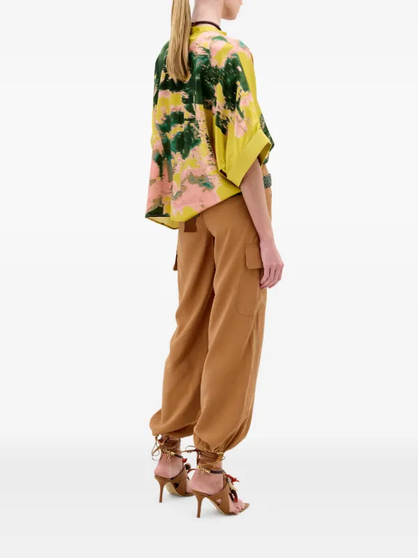 Silvia Tcherassi Darnell Trousers Brown FARFETCH IN