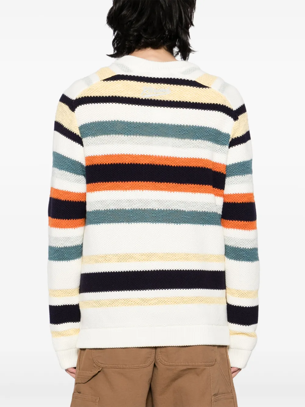 Maison Kitsuné Gestreept vest Beige