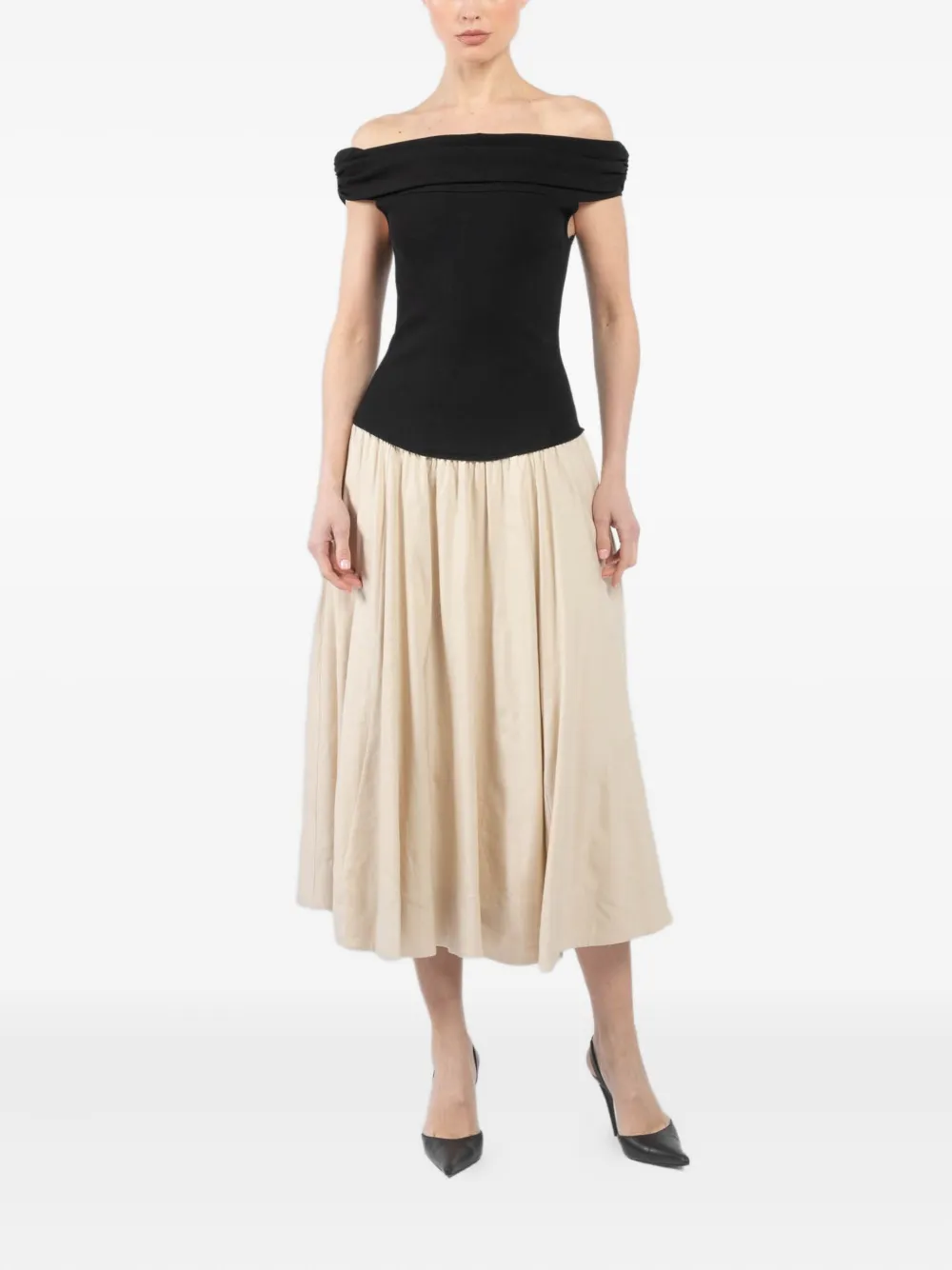 Simkhai Adaline midi dress - Zwart