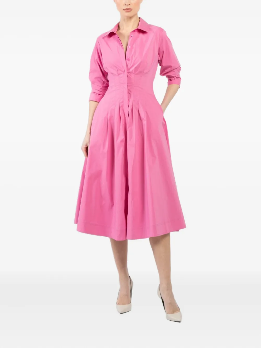 Simkhai Jazzie midi-jurk Roze