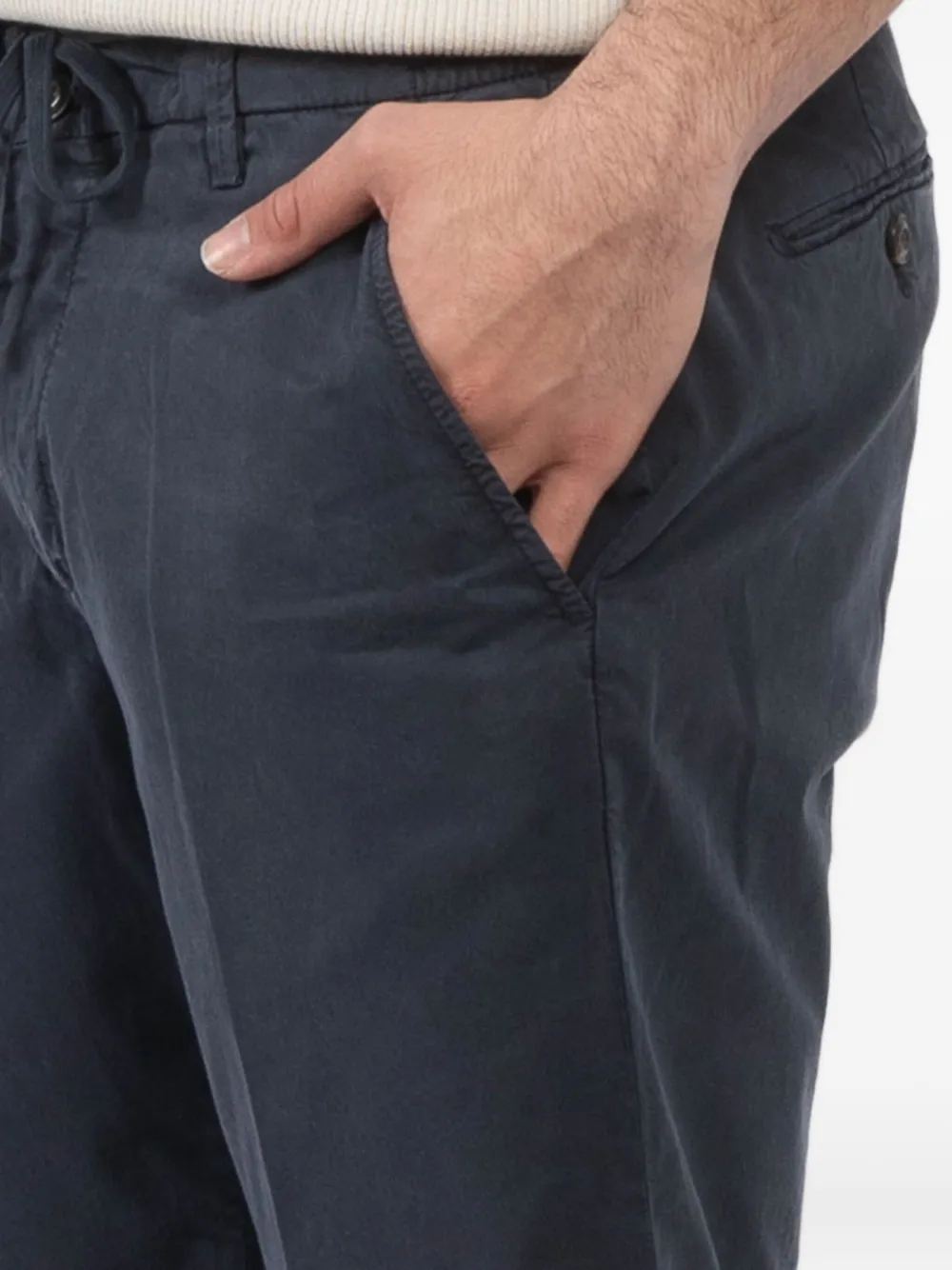 Briglia 1949 Shorts met trekkoordtaille Blauw