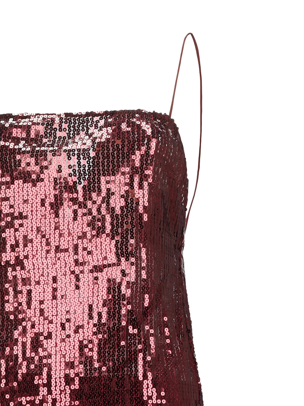 Retrofete Odessa sequin-embellished maxi dress Rood