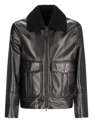 Represent X Iron Maiden Trooper Studded Leather Jacket | Black