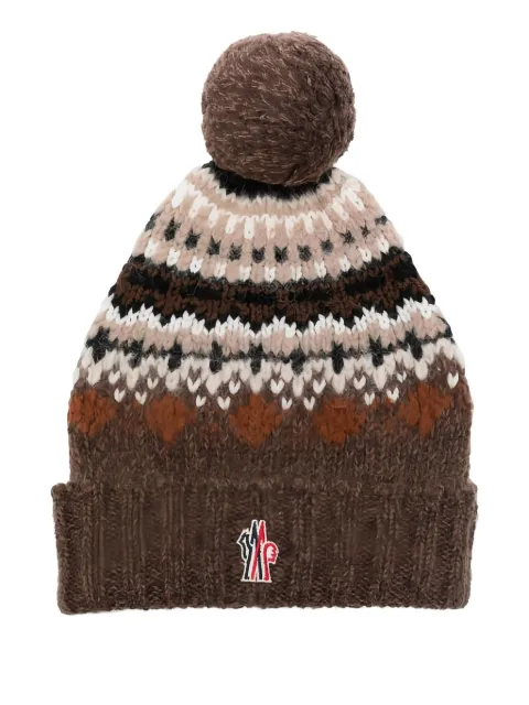 Moncler Grenoble ribbed-brim beanie
