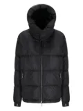 Add hooded padded jacket - Black