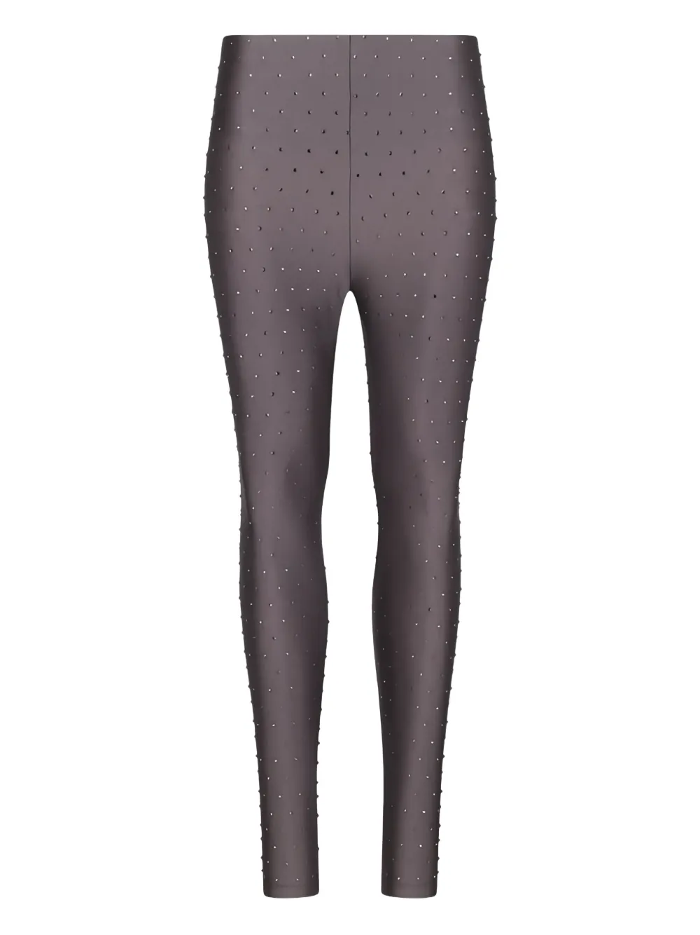 The Andamane Holly Crystal-embellished Leggings In Gray