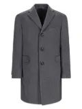 Tagliatore three-button wool coat - Grey