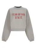 FEAR OF GOD ESSENTIALS crew-neck fleece sweatshirt - Grey