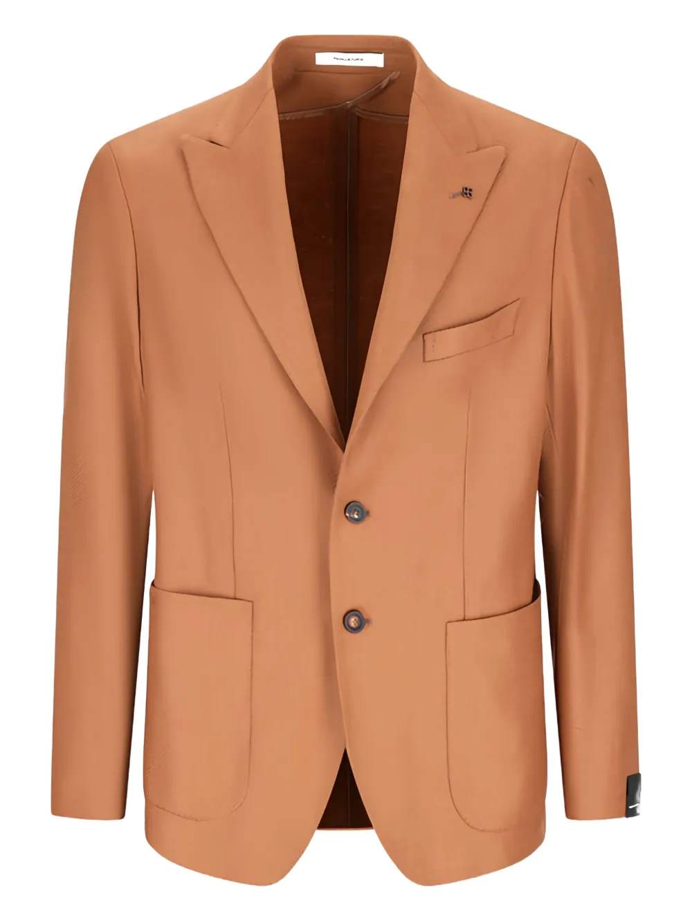Tagliatore single-breasted patch-pocket jacket - Marrone