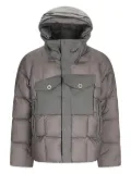 Ten C quilted panelled puffer jacket - Grey