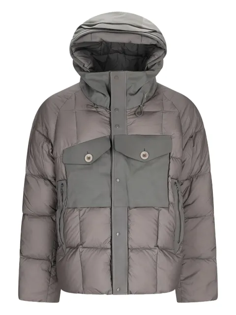 Ten C quilted panelled puffer jacket