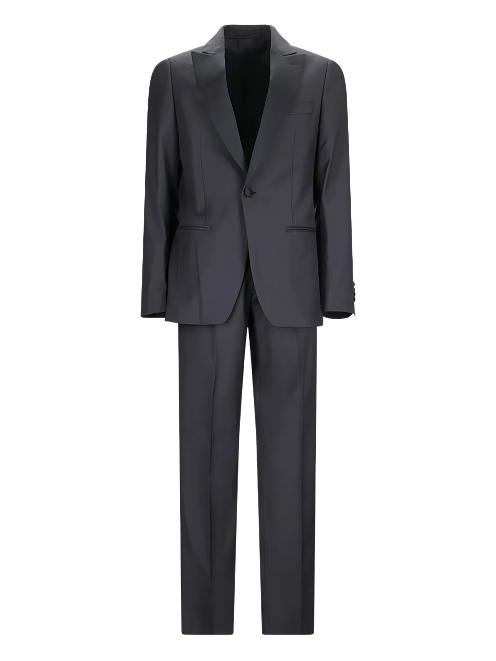 shawl-lapel single-breasted suit
