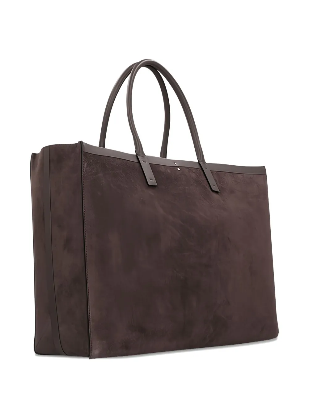 Valentino Garavani VLogo suède shopper Bruin