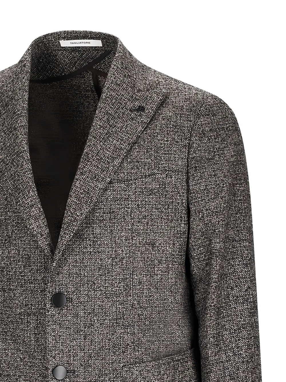 Tagliatore textured two-button jacket Grijs