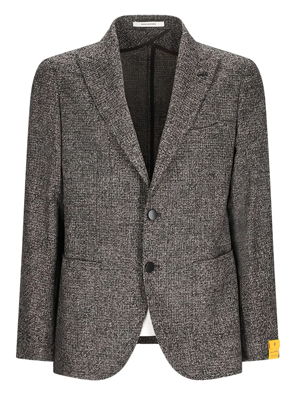 Tagliatore textured two-button jacket Grijs
