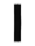 Canada Goose alpaca fringed scarf - Black