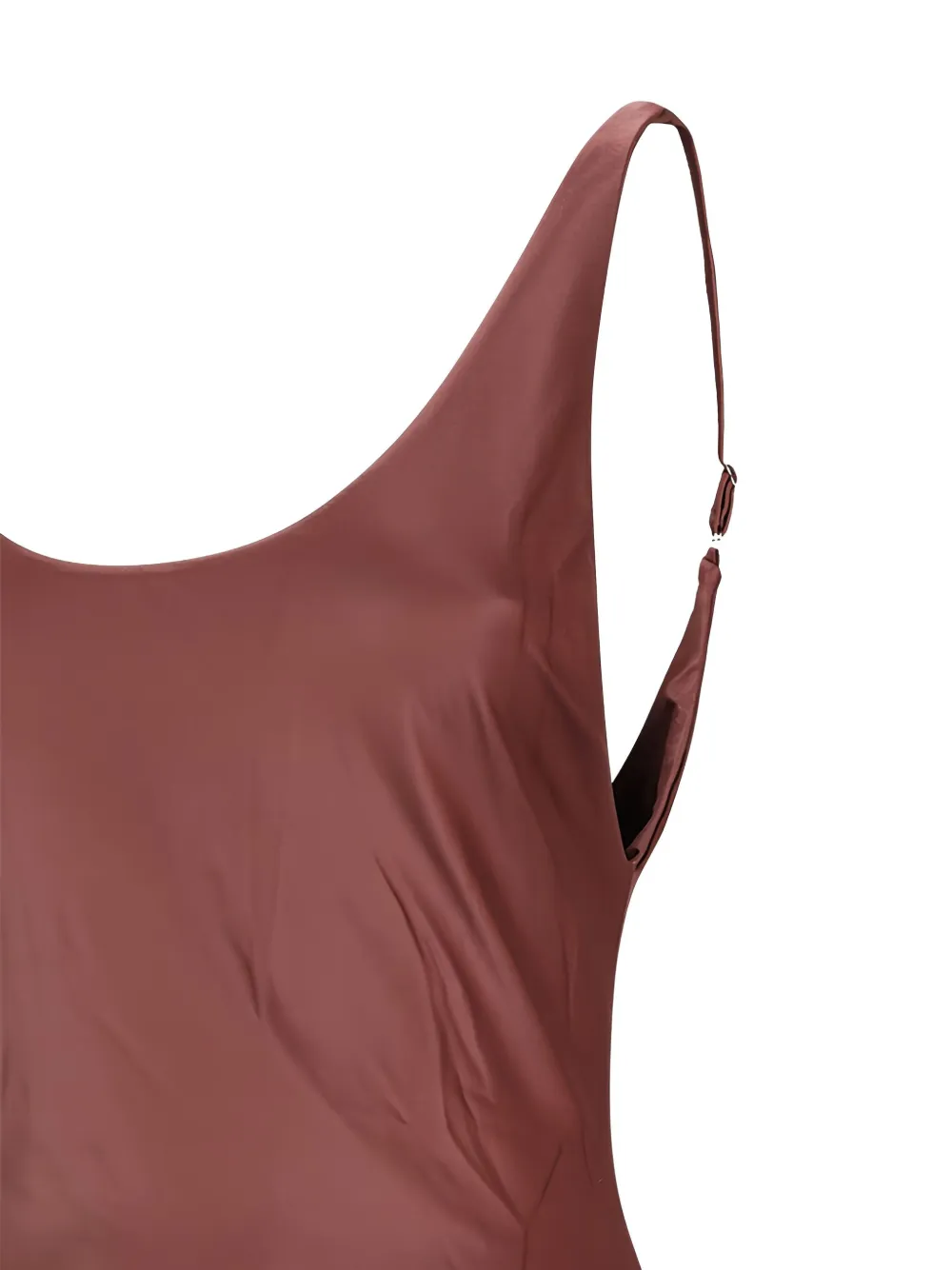 Magda Butrym Badpak met diepe ronde hals Bruin