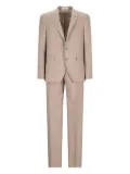 Tagliatore pinstripe-pattern single-breasted suit - Neutrals