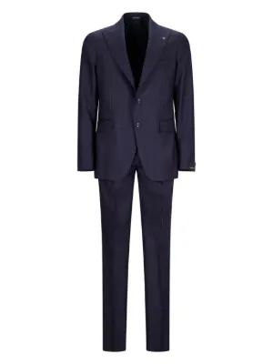 Giorgio Armani ピークドラペル ダブルスーツ | ブルー | FARFETCH JP