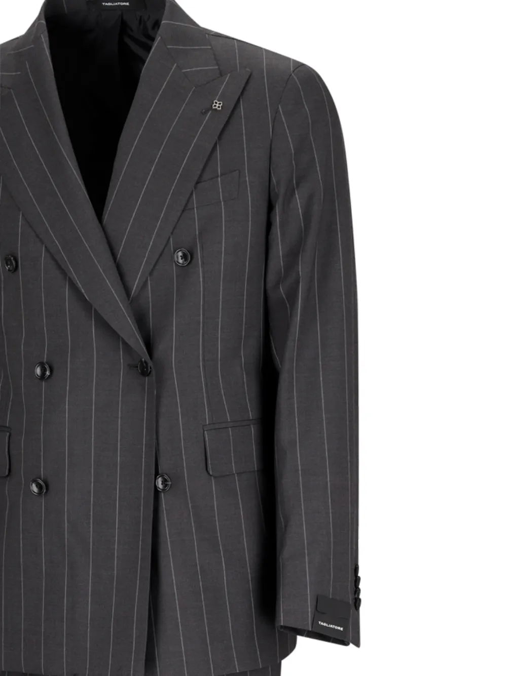 Tagliatore Pak met krijtstreep Grijs