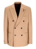 Lardini double-breasted peak-lapel jacket - Neutrals