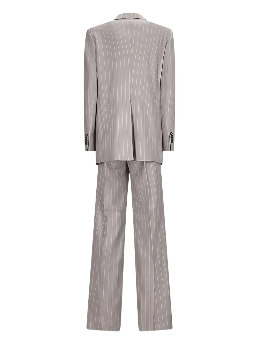 Tagliatore Blazer met krijtstreep en dubbele rij knopen Grijs