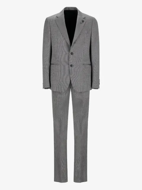Lardini traje con motivo pied de poule