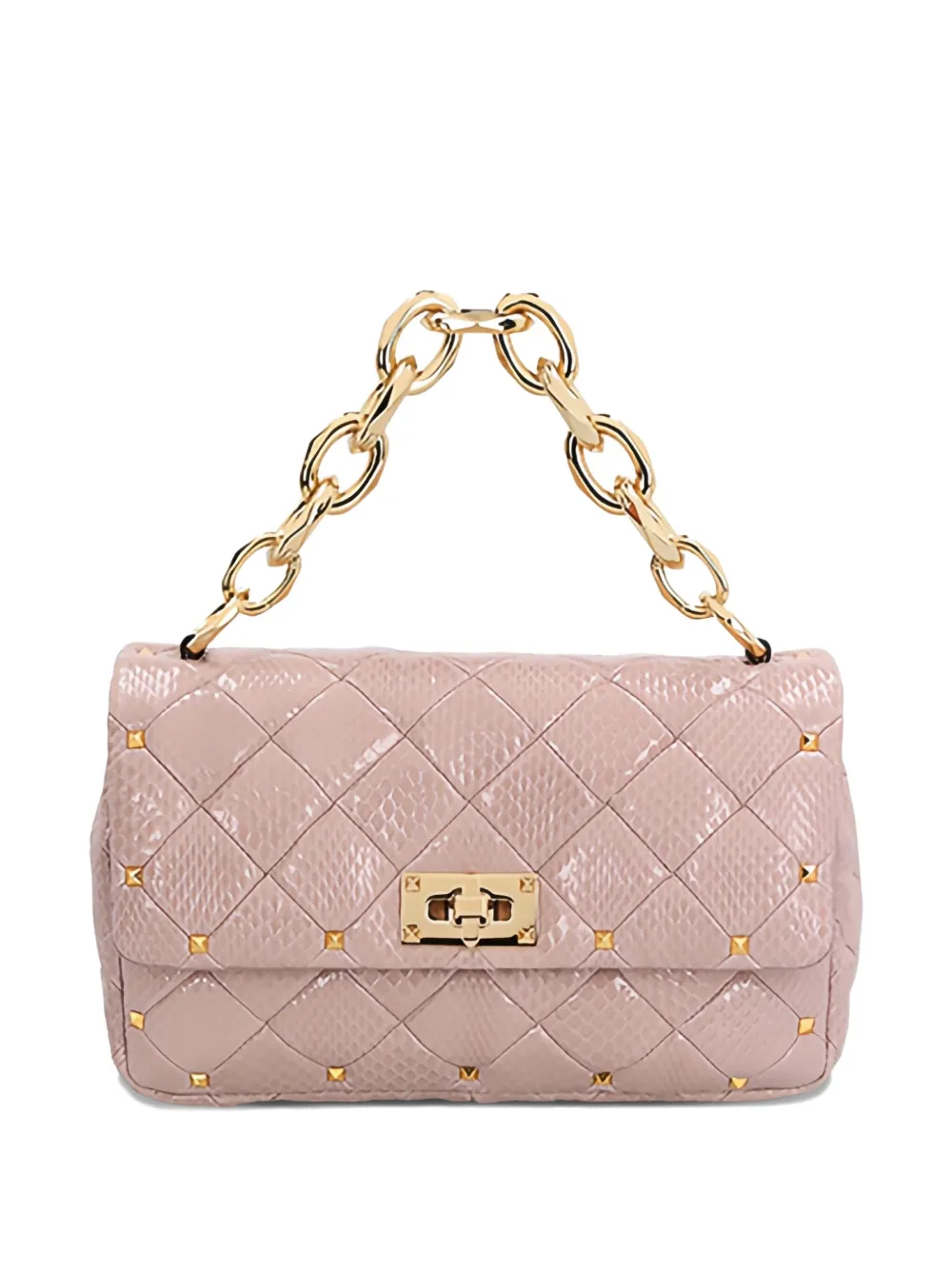 Valentino Garavani quilted Rockstud tote bag - Pink