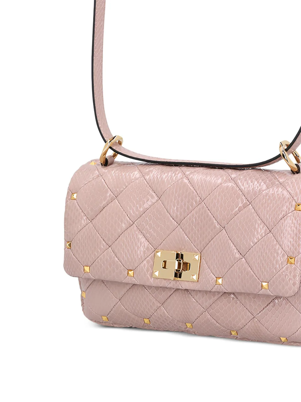 Valentino Garavani Rockstud gewatteerde shopper Roze
