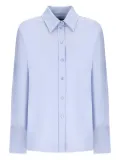 THE ANDAMANE Sally button-cuff long-sleeves shirt - Blue