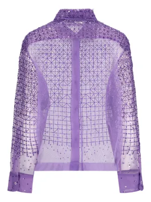 Tシャツ・カットソー DES PHEMMES SS25 CLASSIC SHIRT (D103SC D4260) Des Phemmes CLASSIC シャツ - Pastel Blue | REVOLVE