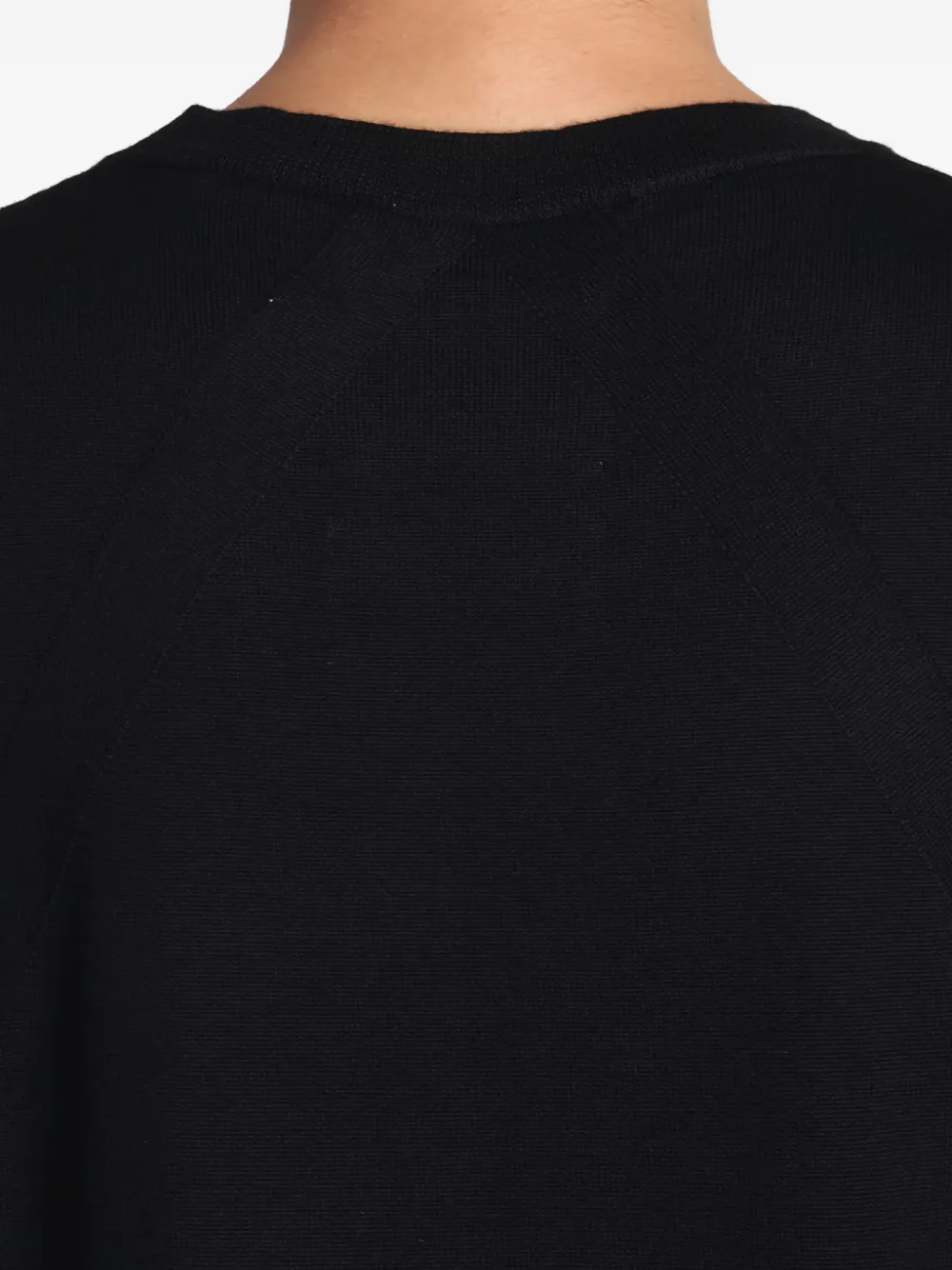 Jil Sander short-sleeve crew-neck T-shirt Zwart