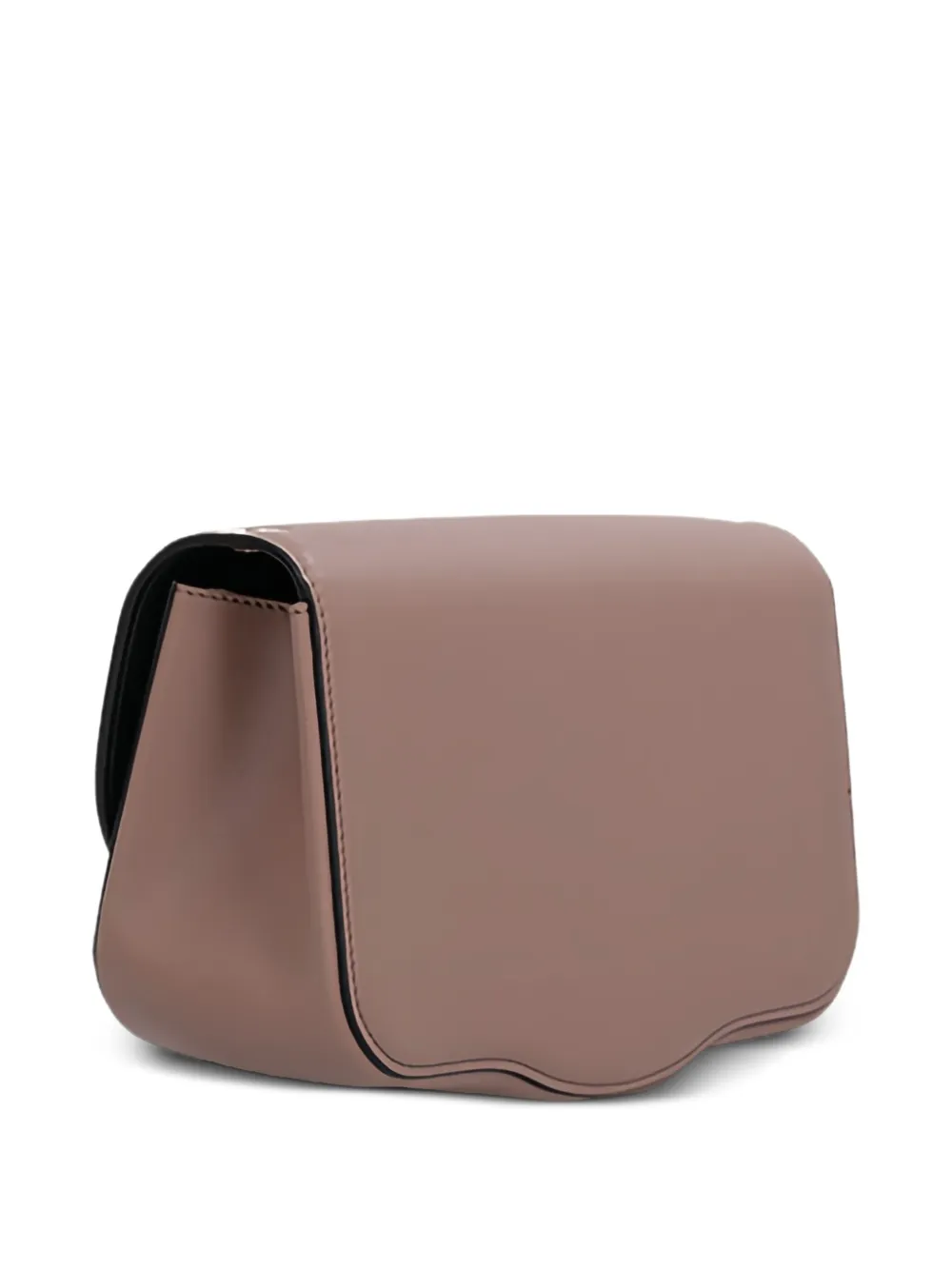 Valentino Garavani VLogo-Signature curved shoulder bag - Bruin
