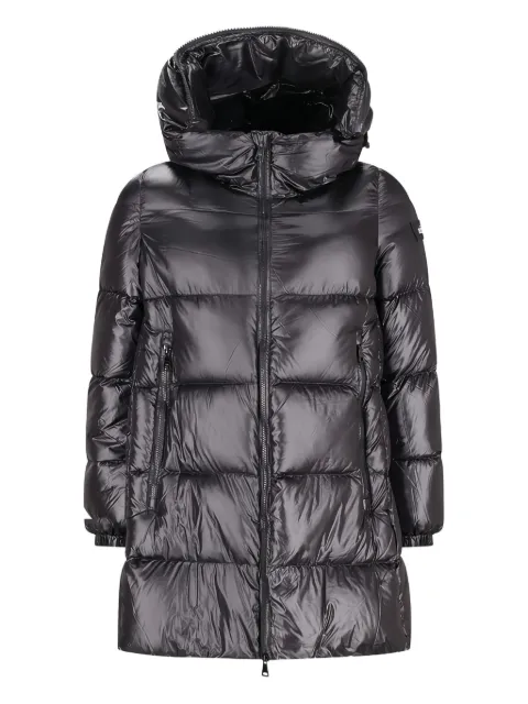 Add detachable-hood padded jacket