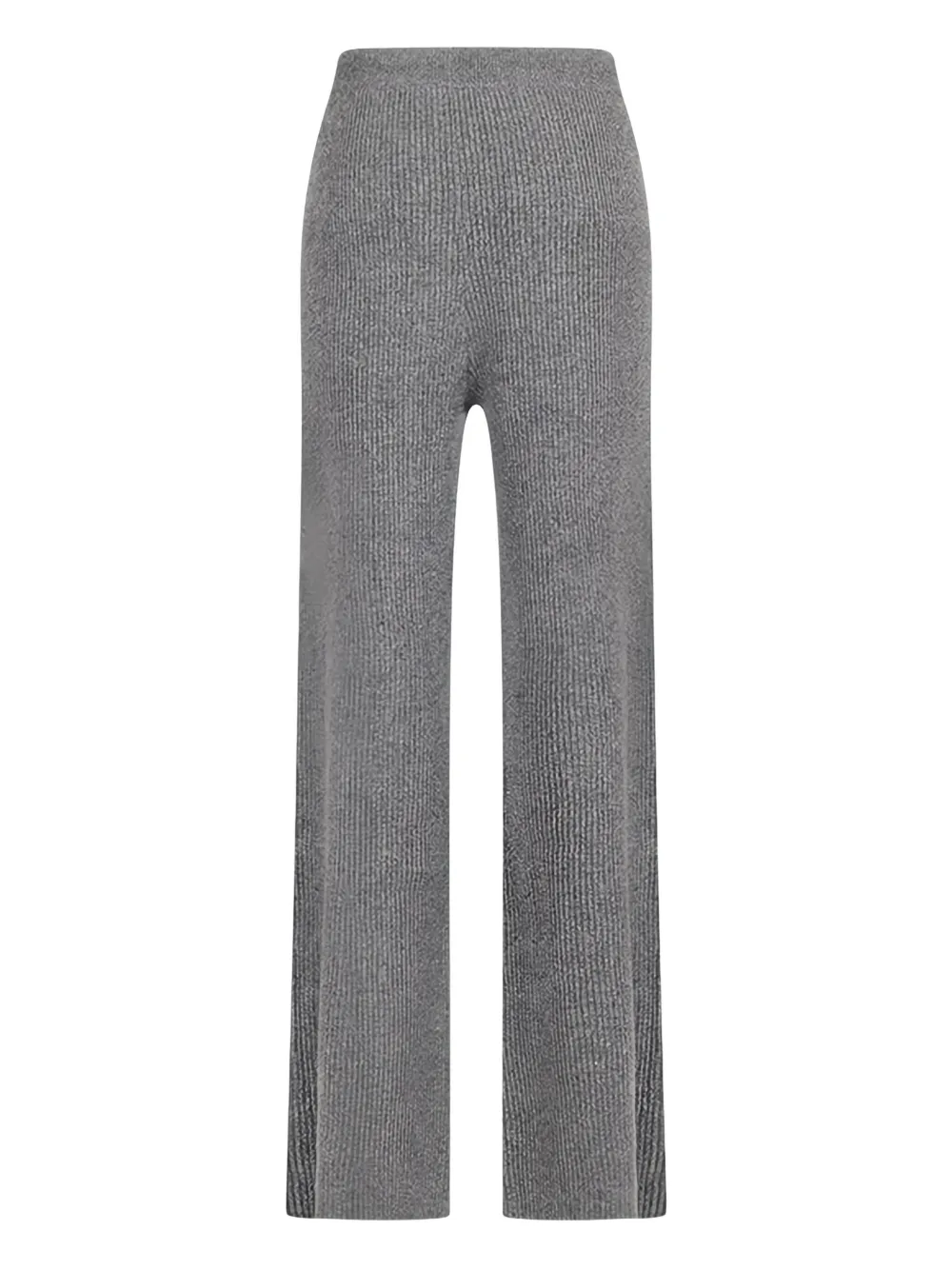 NOTSHY Geribbelde broek met trekkoord - Grijs