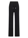 NOTSHY ribbed drawstring trousers - Black