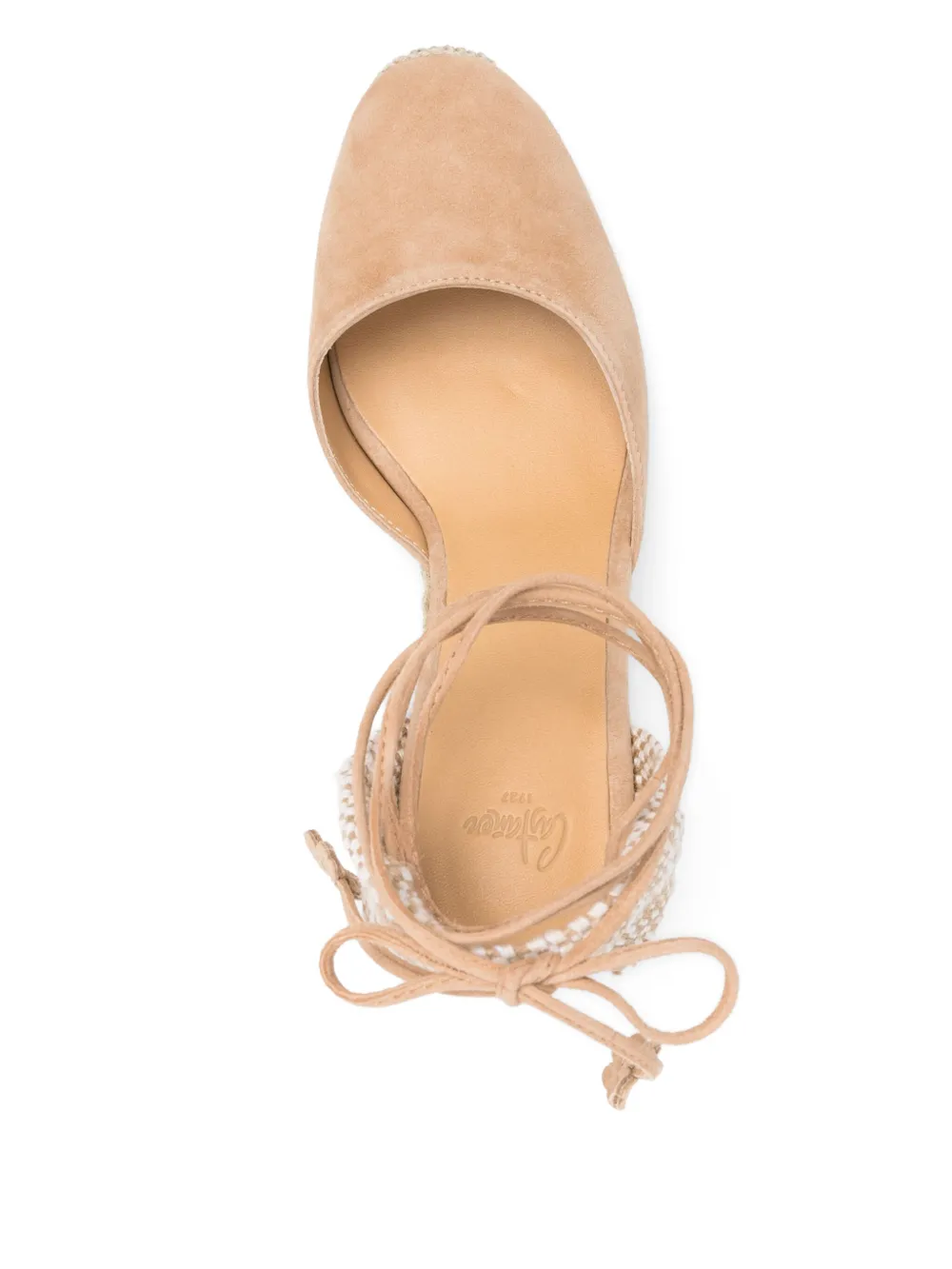 Castañer 95mm Carina heeled espadrilles Neutrals
