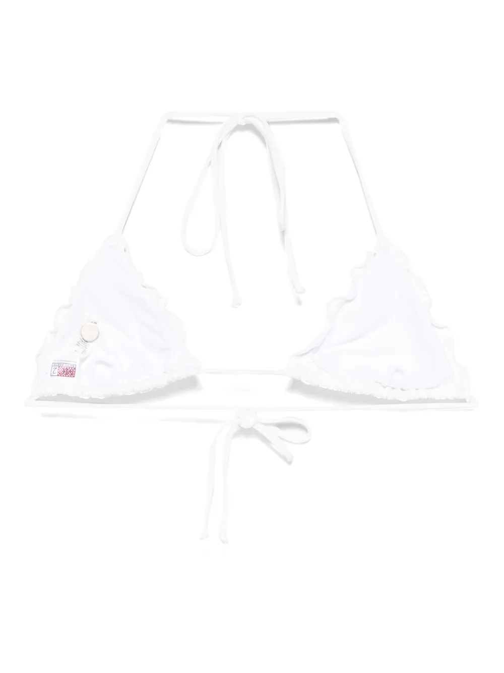 Mc2 Saint Barth Sagittarius Bikini Top In White