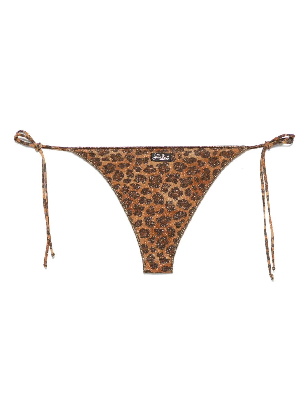 MC2 Saint Barth Bikinislip met luipaardprint Bruin