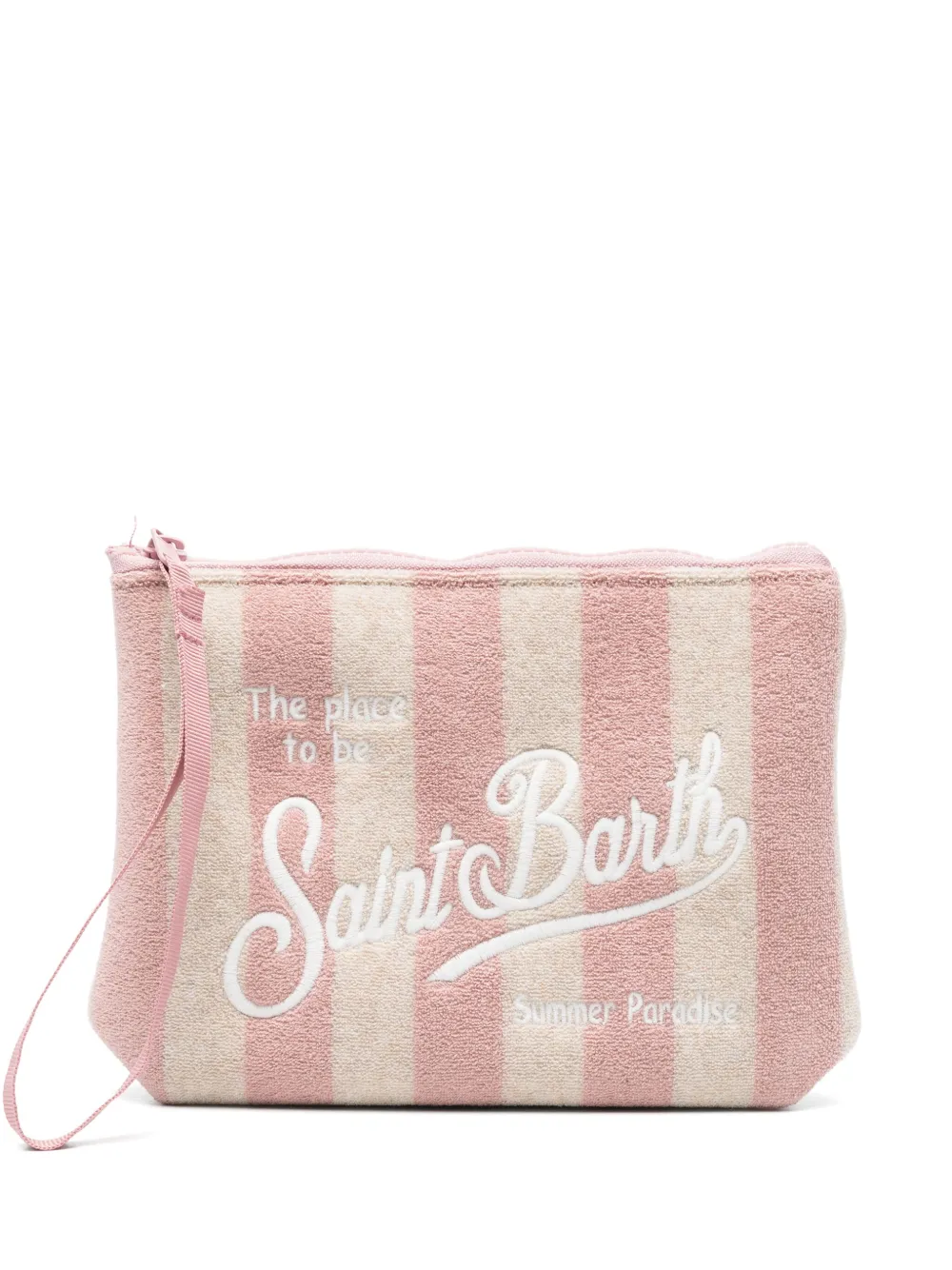 MC2 Saint Barth logo-embroidered make up bag | Pink | Image 1