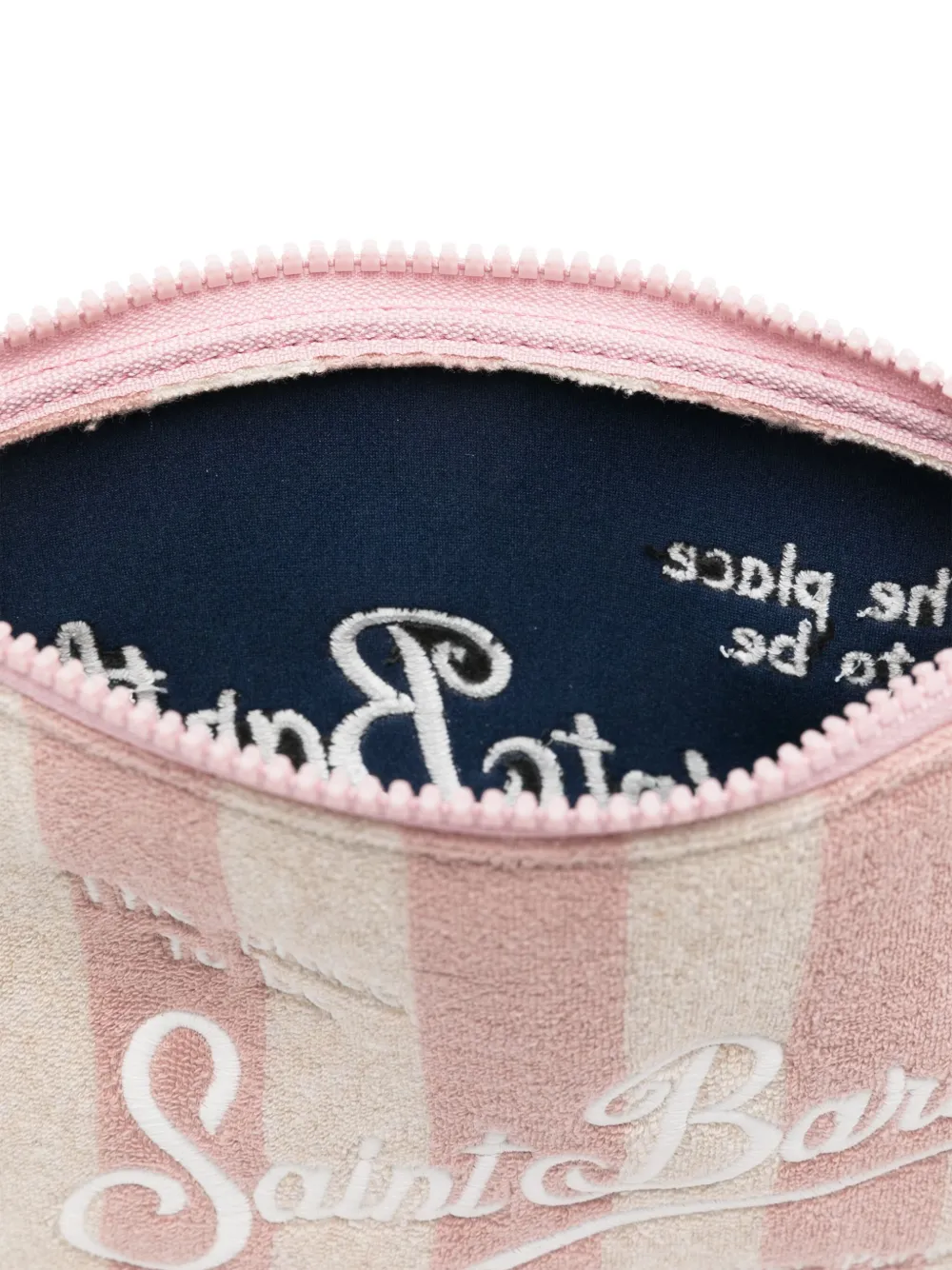 MC2 Saint Barth Make-up tas met geborduurd logo Roze