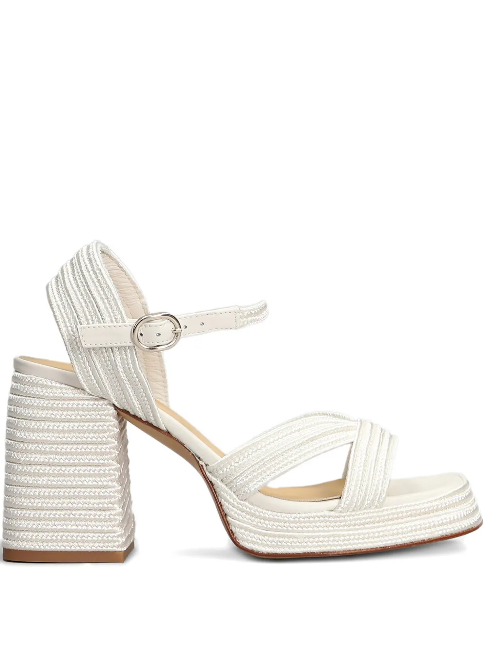 Castañer 95mm Valle sandals White