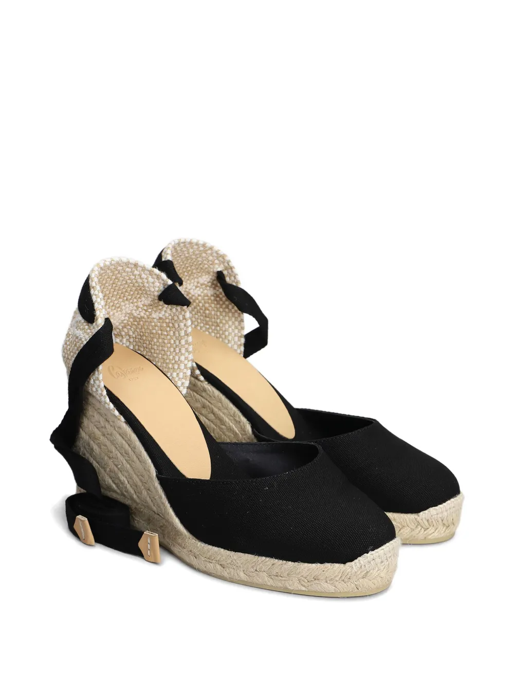 Castañer 100mm Carina espadrilles - Zwart