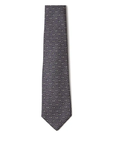 Kiton paisley-motif tie