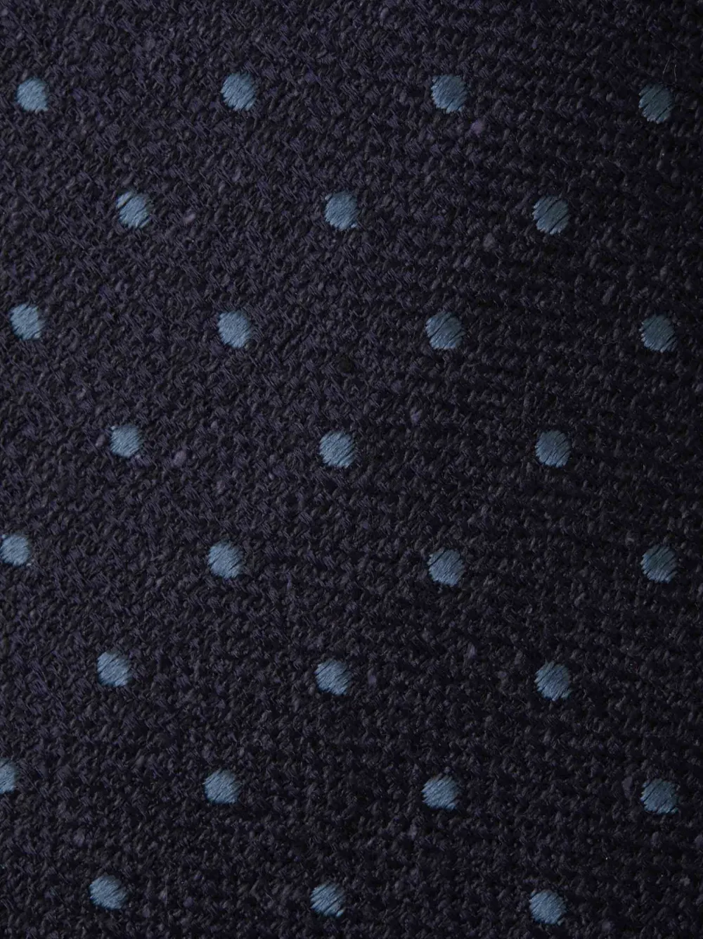 Kiton dot-motif tie - Blauw