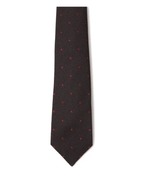 Kiton dot-motif tie