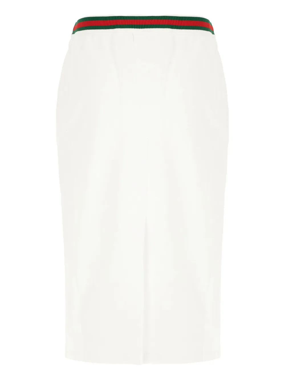 Gucci Midi-rok met Web-detail Wit