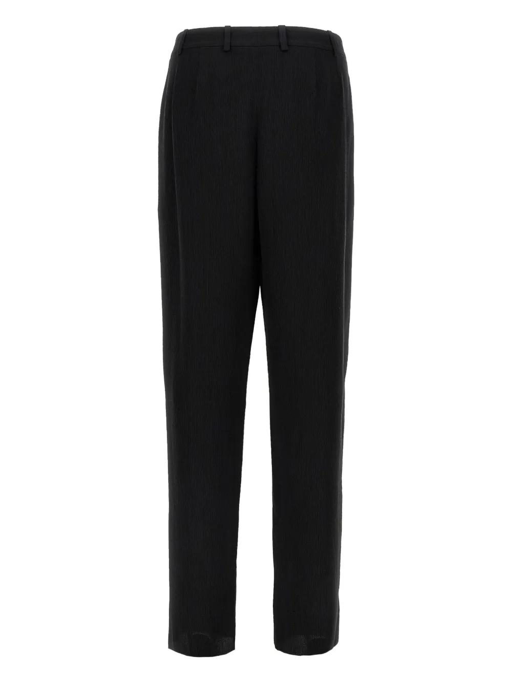 Saint Laurent Zijden broek Zwart