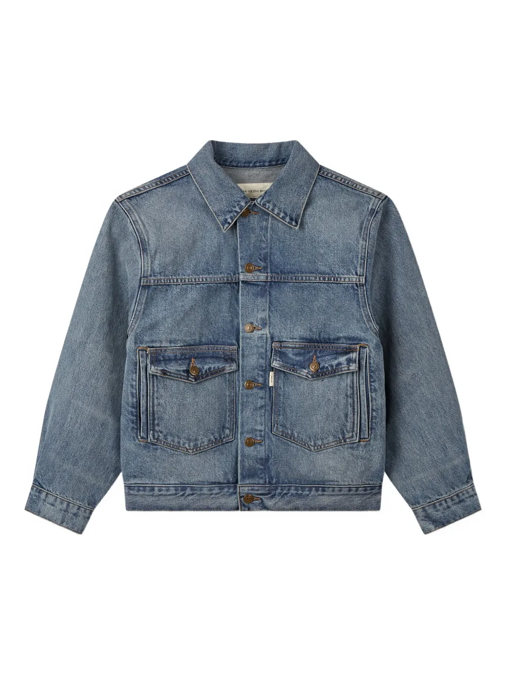 Man On The Boon. denim jacket | Blue | Image 1