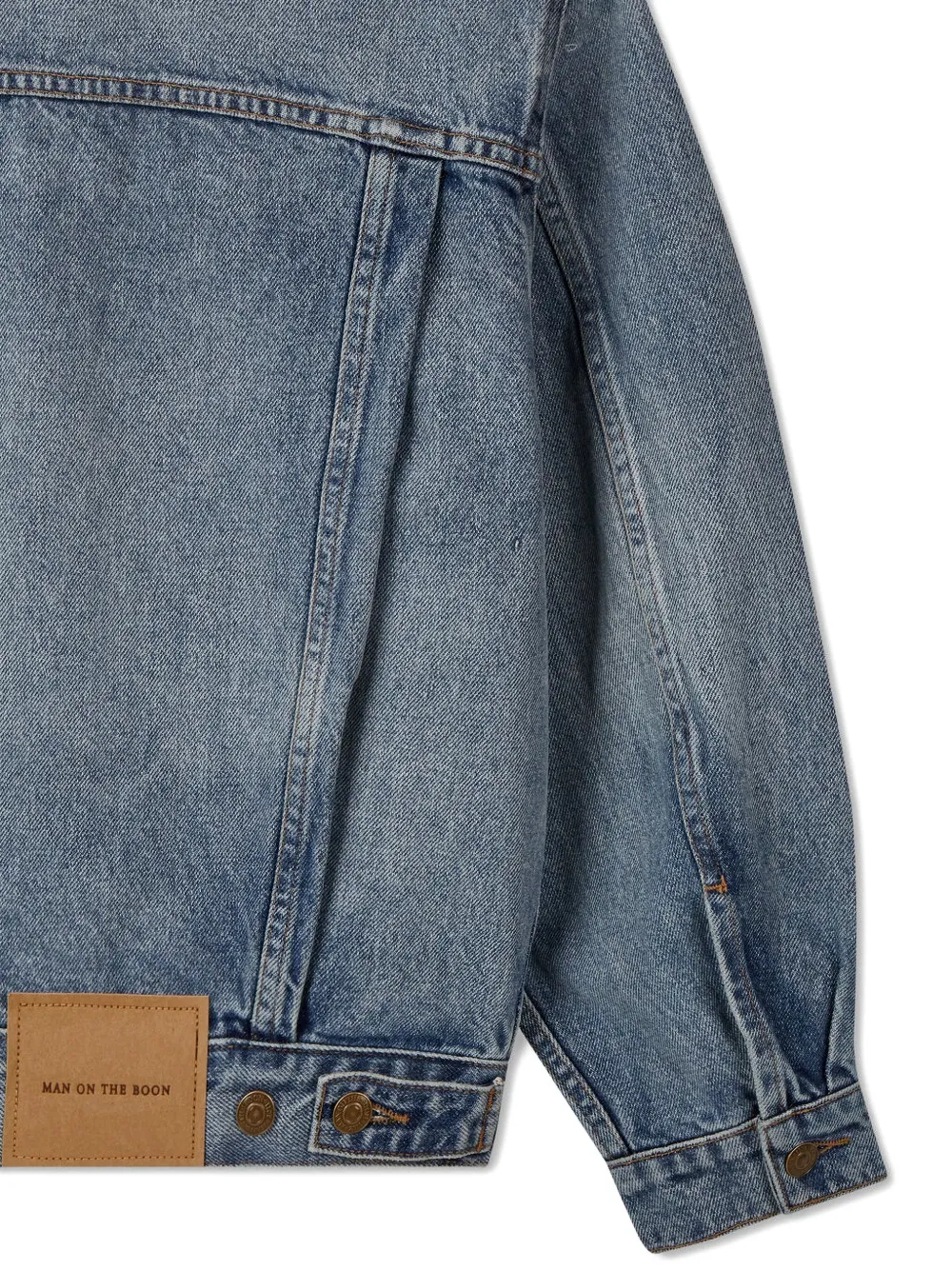 Man On The Boon. Denim jack Blauw